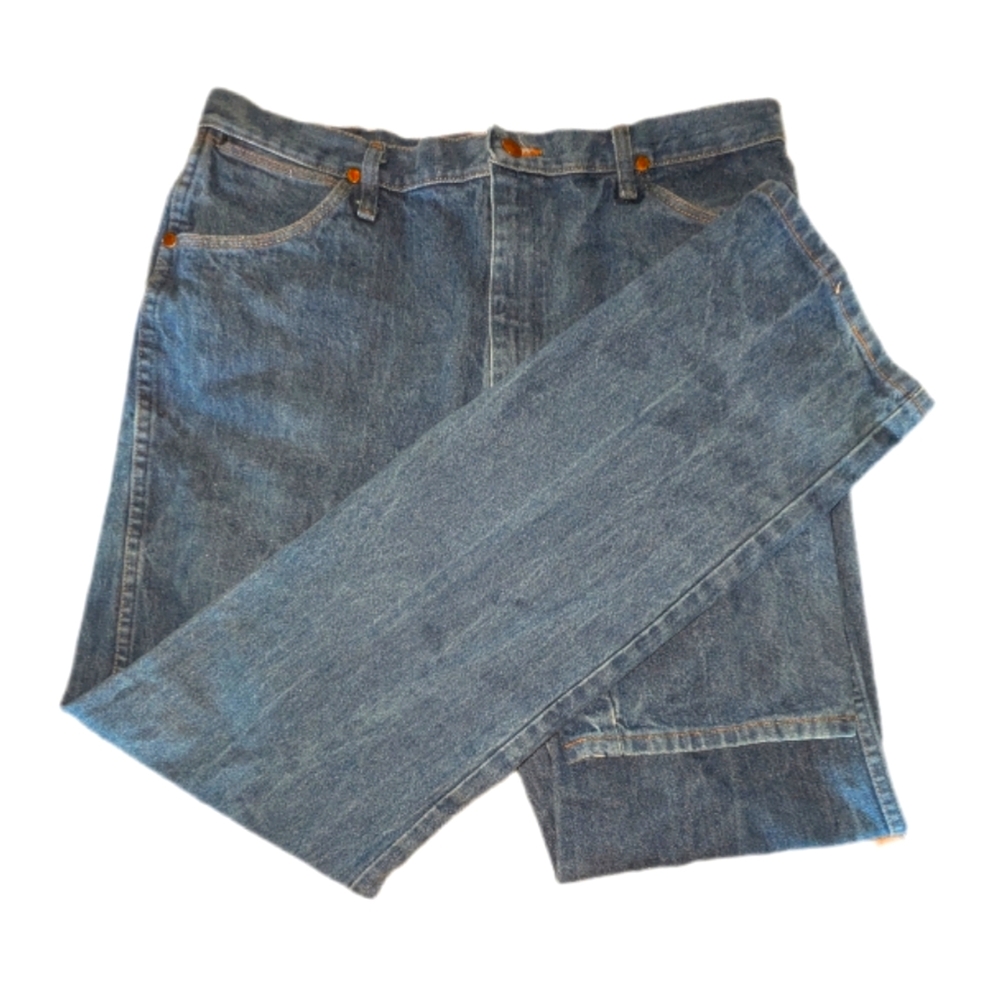 Classic Blue Denim Jeans - Wrangler 36"X36"